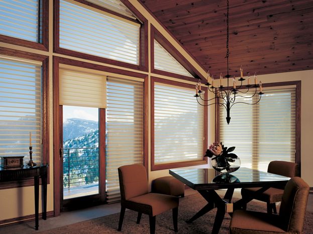 Window Treatments for Angles: Silhouette® window shadings